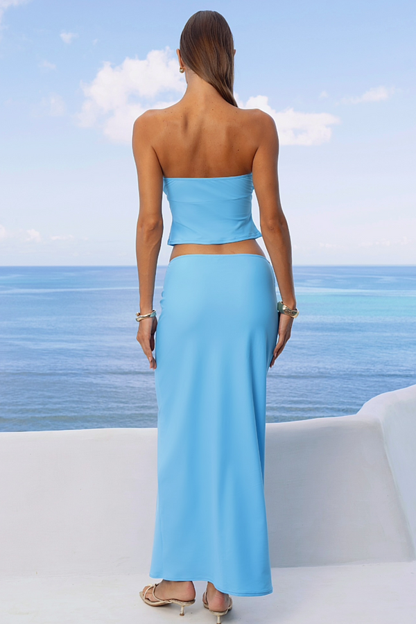 'Epidot' Powder Maxi Skirt
