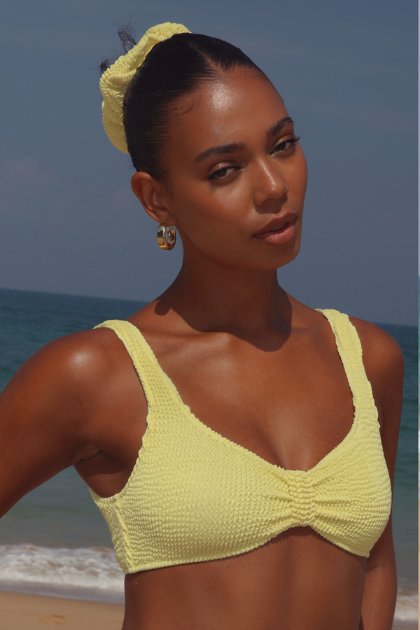 'Lemon' Scrunch Scrunchie
