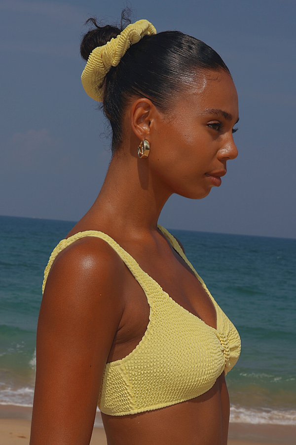 'Lemon' Scrunch Scrunchie