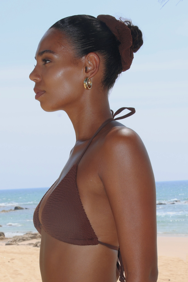 'Coffee' Scrunch Scrunchie